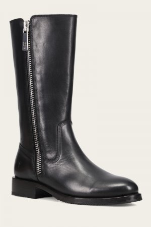Frye Madison Heavy Zip Tall - Black