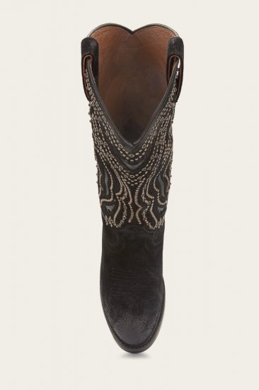 Frye Shelby Studded - Black - Click Image to Close