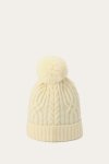 Frye Cable Beanie With Self Pom - Cable Beanie With Self Pom