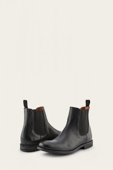 Frye Tyler Chelsea - Vintage-black - Click Image to Close
