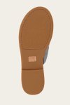 Frye Ava Crochet Slide - Steel-blue