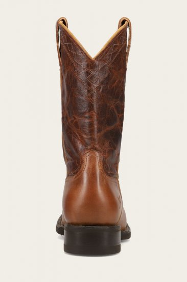 Frye Hauser Logo Stitch - Tan-tobacco - Click Image to Close