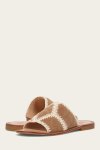 Frye Ava Crochet Slide - Almond