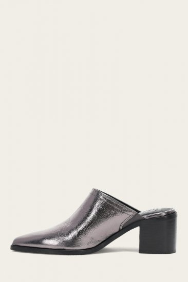 Frye Sadie Mule - Pewter - Click Image to Close