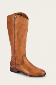 Frye Melissa Button 2 Wide Calf - Whiskey