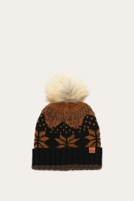 Frye Fair Isle Beanie With Cuff & Faux Fur Pom - Fair Isle Beanie With Cuff & Faux Fur Pom Frye Fair Isle Beanie With Cuff & Faux Fur Pom - Fair Isle Beanie With Cuff & Faux Fur Pom