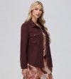 Frye Oversized Faux Suede Shacket - Oversized Faux Suede Shacket