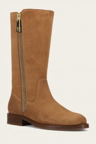 Frye Madison Heavy Zip Tall - Almond