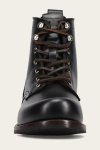 Frye Hudson Workboot Plain Toe - Black