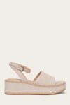 Frye Joy Ankle Strap Platform Sandal - Ivory