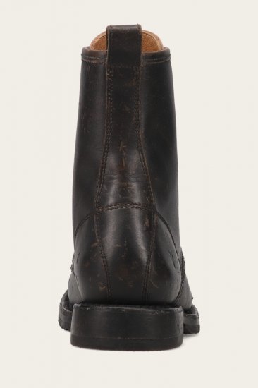Frye Veronica Flex Combat - Antique-black - Click Image to Close