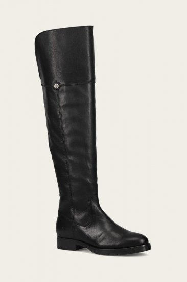 Frye Melissa Lug Over The Knee - Black - Click Image to Close