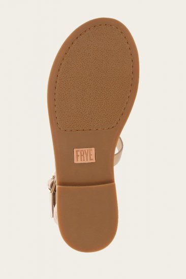 Frye Taylor Sandal - Dark-gold - Click Image to Close
