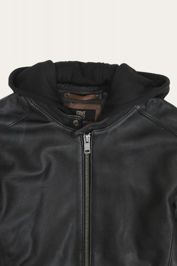 Frye Modern Racer Jacket With Hood - Modern Racer Jacket With Hood - Click Image to Close