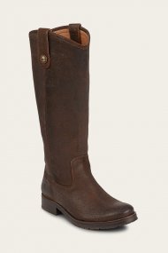 Frye Melissa Double Sole Button Lug Tall - Brown