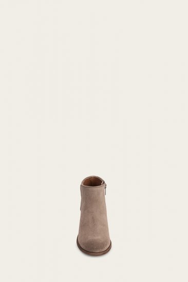 Frye Carson Piping Bootie - Medium-grey - Click Image to Close