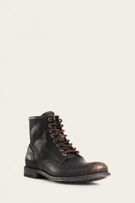 Frye Tyler Lace Up - Antiqued-black