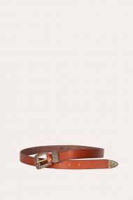 Frye 25MM Logo Western Belt - 25MM Logo Western Belt Frye 25MM Logo Western Belt - 25MM Logo Western Belt