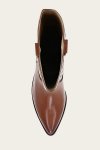 Frye Sara Western Tall Stud - Cinnamon-ivory