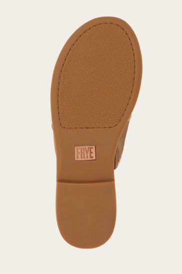 Frye Ava Crochet Slide - Almond - Click Image to Close
