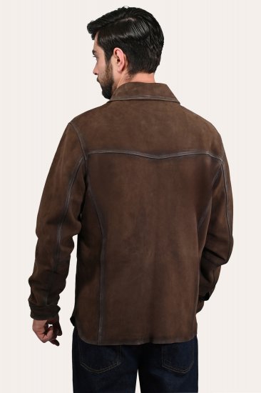 Frye Dark Brown Shacket - Frye Dark Brown Shacket - Click Image to Close