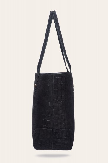 Frye Melissa Sueded Croco Shopper - Melissa Sueded Croco Shopper - Click Image to Close