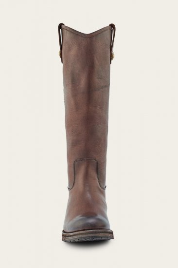Frye Melissa Double Sole Button Lug Tall - Slate - Click Image to Close