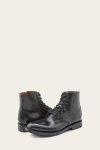 Frye Bowery Lace Up - Jet-black