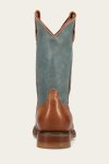 Frye Hauser Roper - Tan-faded-denim