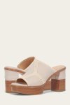 Frye Pipa Crochet Platform Sandal - Ivory