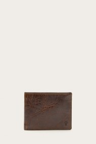 Frye Logan Slim Id Billfold - Dark Brown