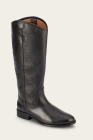 Frye Melissa Button 2 Wide Calf - Black
