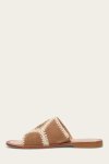 Frye Ava Crochet Slide - Almond