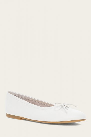 Frye Emma Ballet - White - Click Image to Close