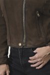Frye Biker-racer Leather Jacket - Biker-racer Leather Jacket