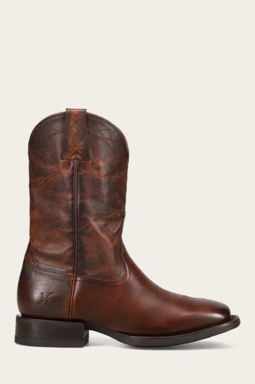 Frye Hauser Logo Stitch - Tobacco - Click Image to Close
