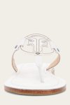 Frye Taylor Logo Sandal - White