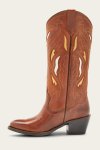 Frye Shelby Deco Stitch - Caramel
