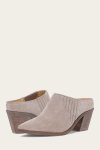 Frye Sara Western Mule - Taupe