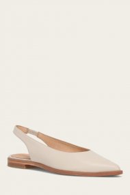 Frye Kenzie Slingback Flat - Ivory