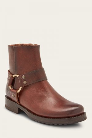 Frye Veronica Harness Short - Cognac