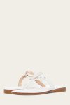 Frye Taylor Logo Sandal - White