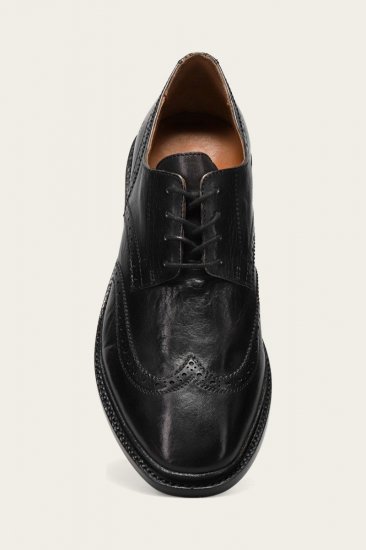 Frye Paul Wingtip - Black - Click Image to Close