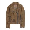 Frye Dark Taupe Biker Jacket - Frye Dark Taupe Biker Jacket
