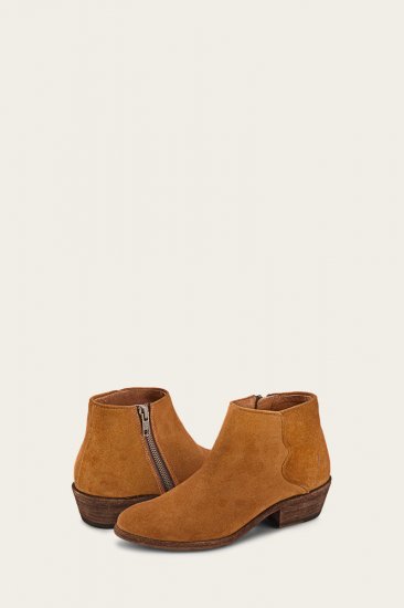 Frye Carson Piping Bootie - Bronze - Click Image to Close