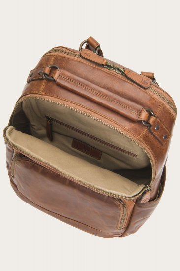 Frye Logan Backpack - Cognac - Click Image to Close