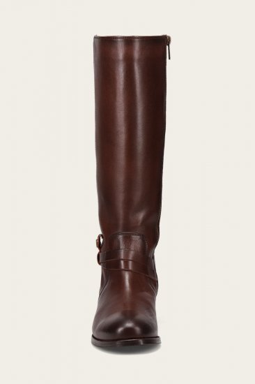 Frye Melissa Belted Tall Wide Calf - Redwood - Click Image to Close