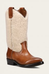 Frye Billy Pull On Shearling - Caramel