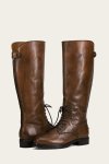 Frye Melissa Lug Back Zip - Amber