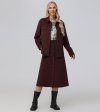 Frye Faux Suede Studded Midi Skirt - Faux Suede Studded Midi Skirt